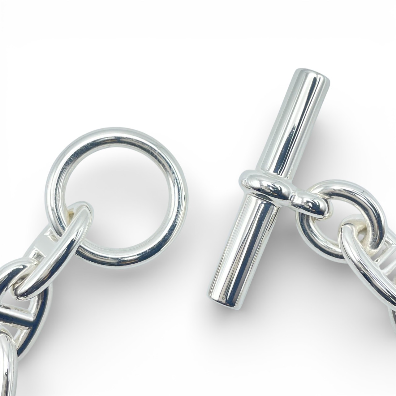 エルメス シェーヌ・ダンクル ブレスレット MM シルバー925 15コマ