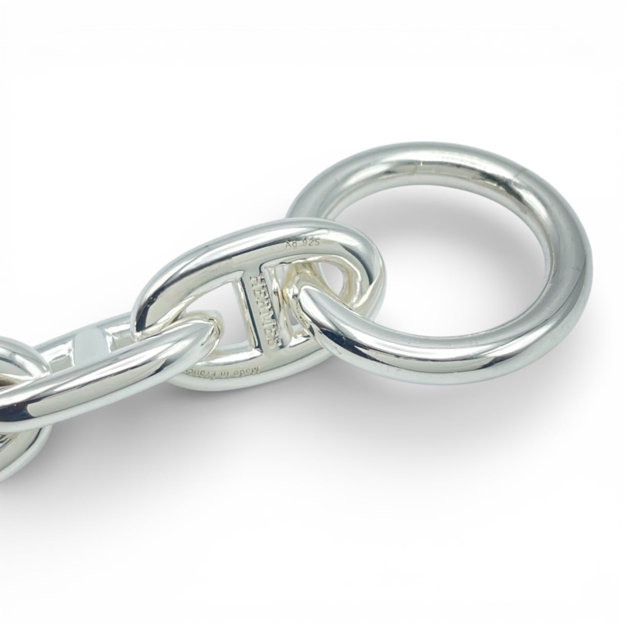 エルメス シェーヌ・ダンクル ブレスレット MM シルバー925 15コマ