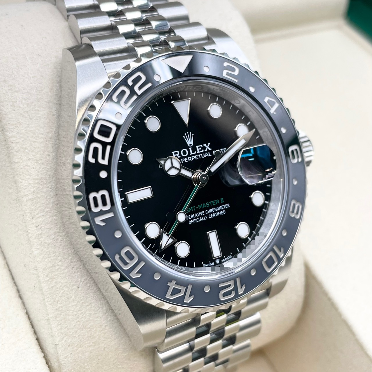 ロレックス GMTマスターII 126710GRNR ブラック ジュビリーブレス 40mm