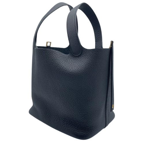 エルメス ピコタンロック MM ノワール トリヨンクレマンス ゴールド金具 W刻印