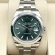 ロレックス デイトジャスト 126300 ミントグリーン オイスターブレスレット 41mm