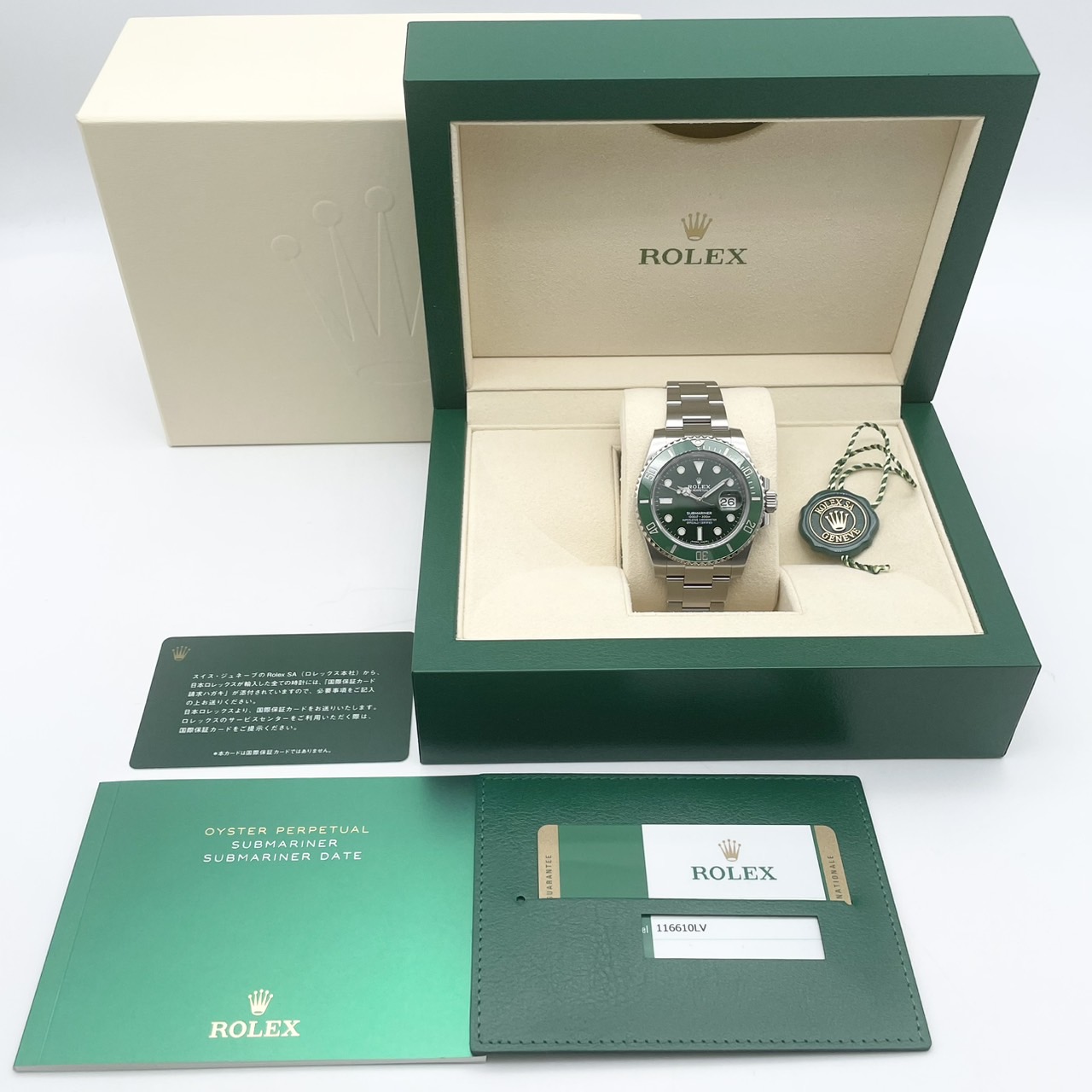 ロレックス サブマリーナ デイト 116610LV ハルク グリーン 40mm