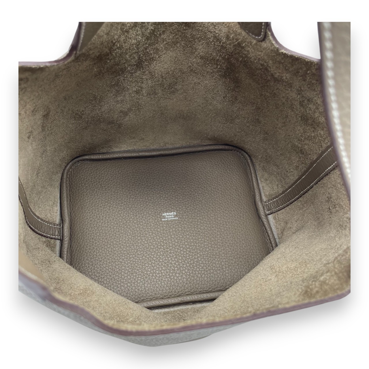 【新品未使用】エルメス　ピコタンロック MM エトゥープ×シルバー K刻印 楽天市場】エルメス ピコタンロック MM 22 ハンドバッグ