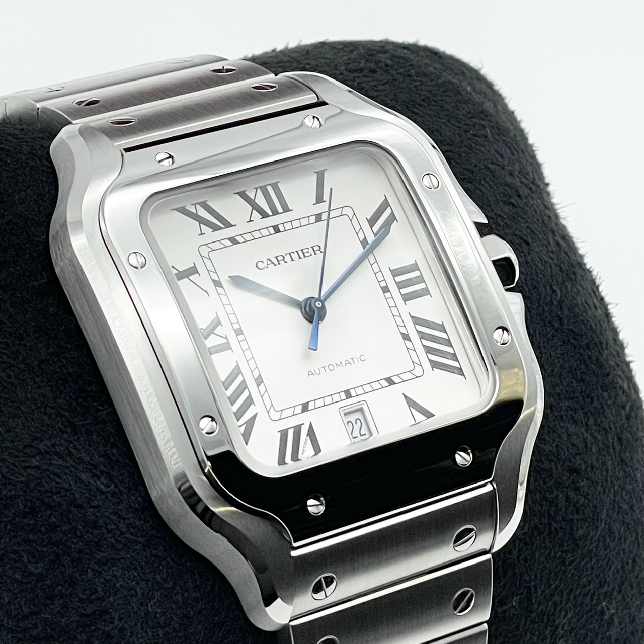 【定価137万円！】カルティエ サントス ドゥ カルティエ ウォッチ WSSA0018 ホワイト LM 39.8mm