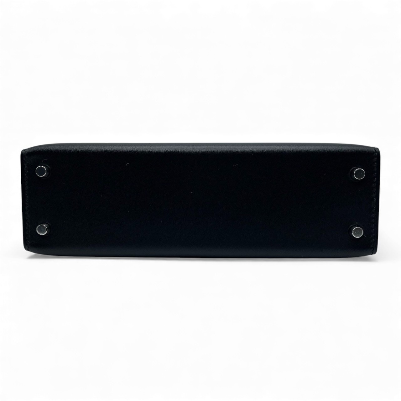 エルメス ミニケリー シュヴァル・ド・ボワ ノワール タデラクト シルバー金具 W刻印