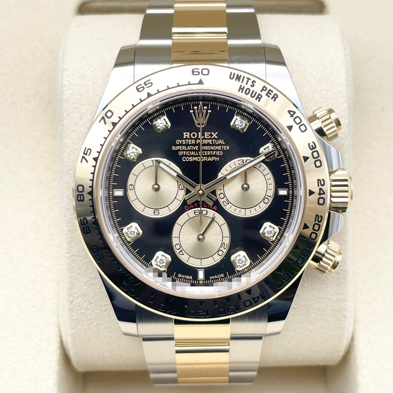 【保証書日付2026年1月！】 ロレックス デイトナ 126503G ブライトブラック＆ゴールデン 8Pダイヤ 40mm