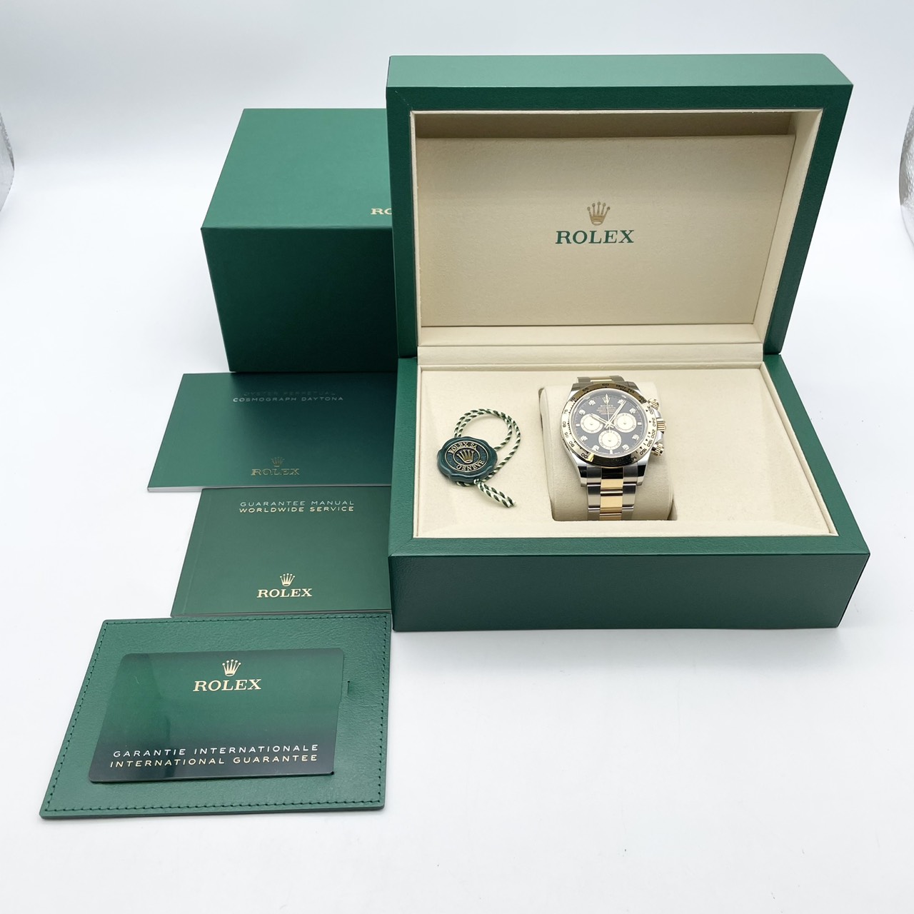 【保証書日付2026年1月！】 ロレックス デイトナ 126503G ブライトブラック＆ゴールデン 8Pダイヤ 40mm