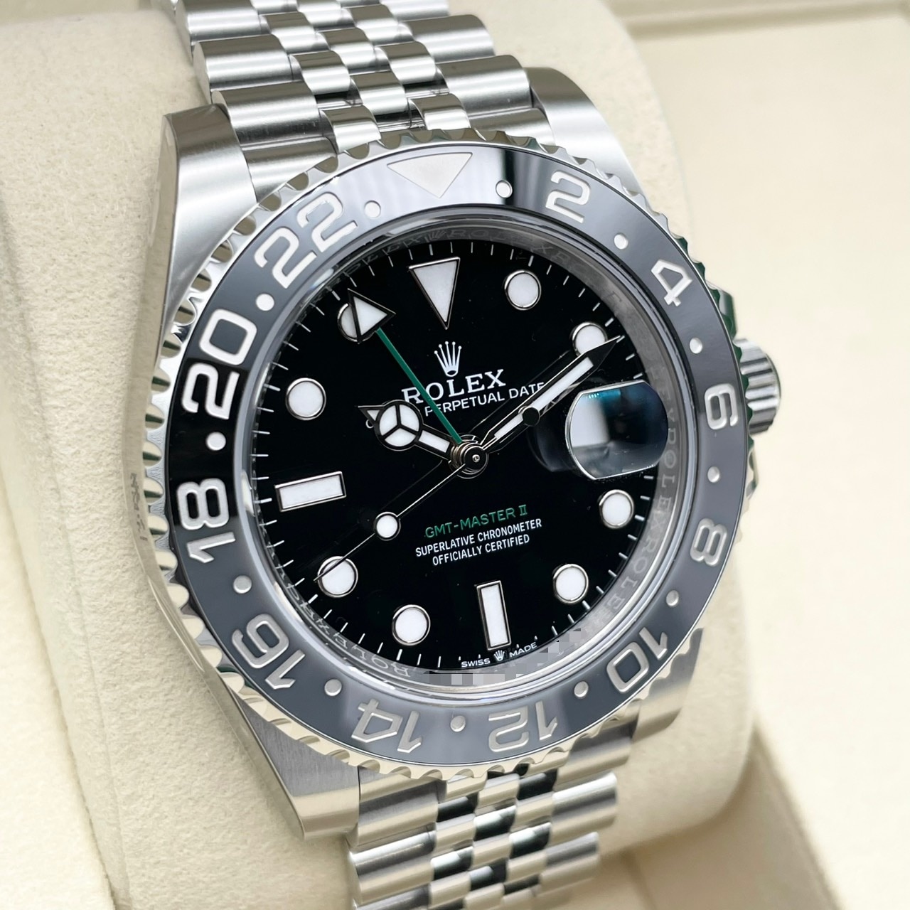 ロレックス GMTマスターII 126710GRNR ブラック ジュビリーブレス 40mm