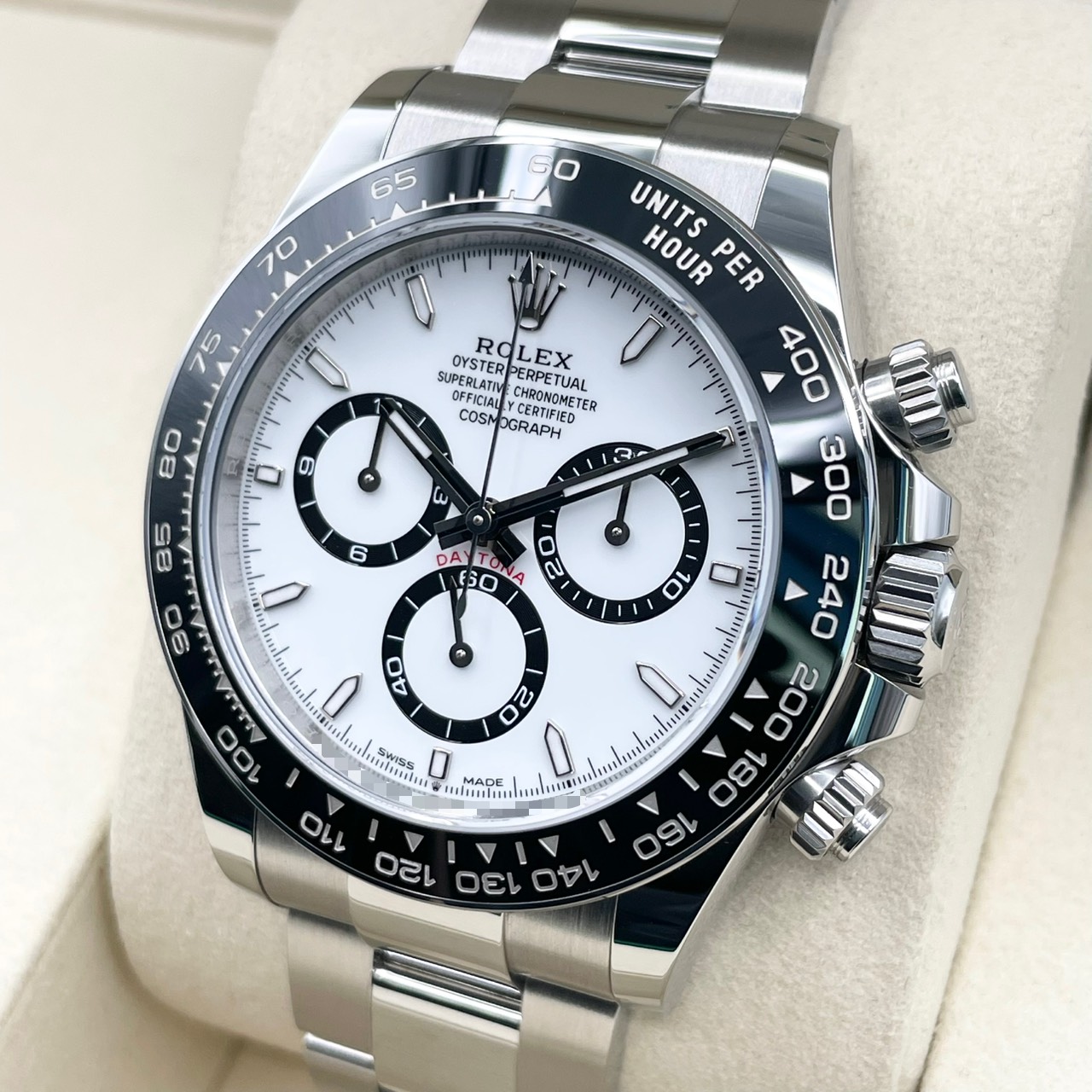 ロレックス デイトナ 126500LN ホワイト ステンレススチール 40mm