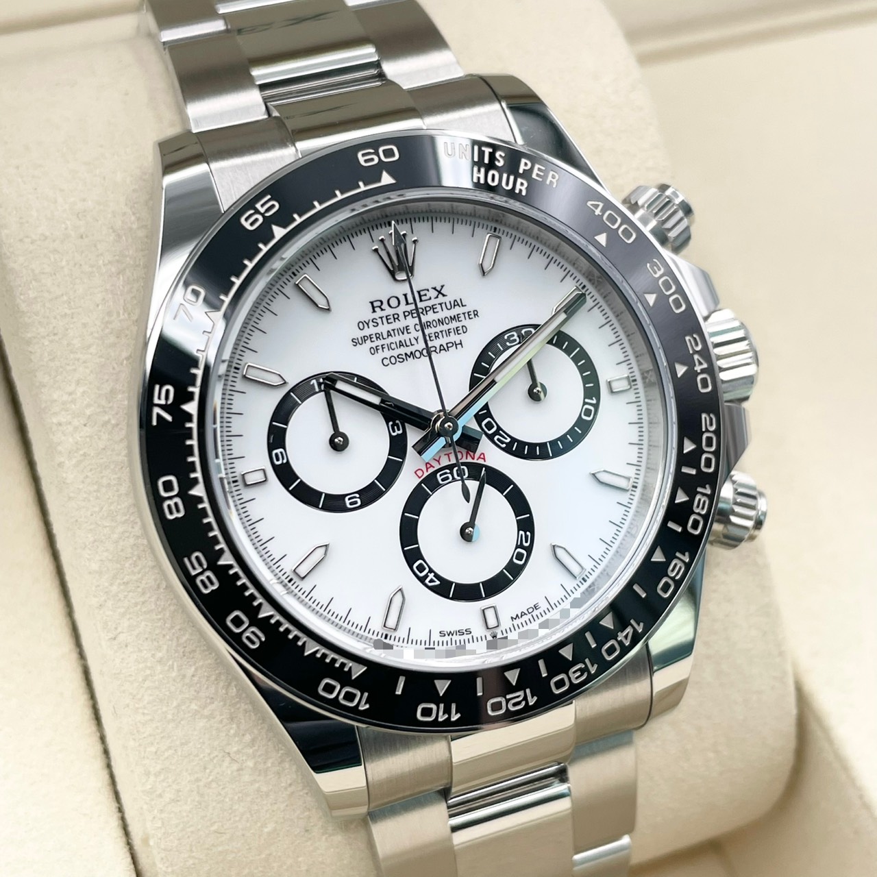 ロレックス デイトナ 126500LN ホワイト ステンレススチール 40mm