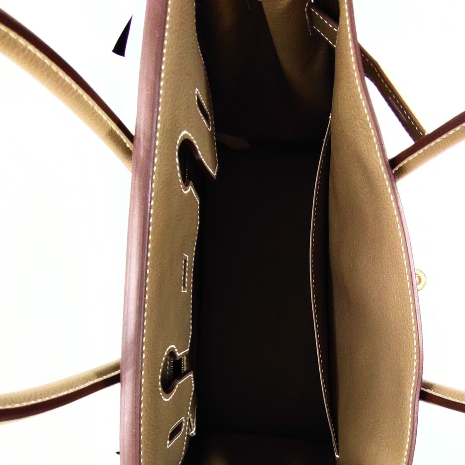 エルメス バーキン30 エトゥープ トゴ ゴールド金具