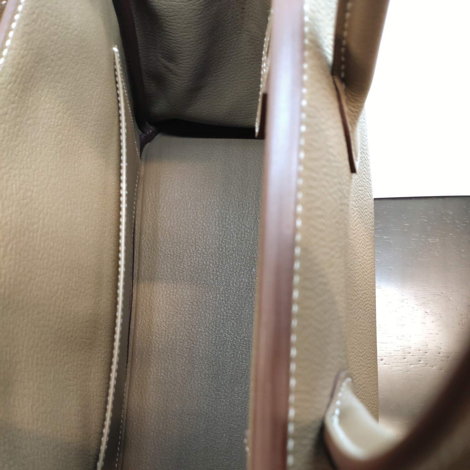 エルメス バーキン30 エトゥープ トゴ ゴールド金具