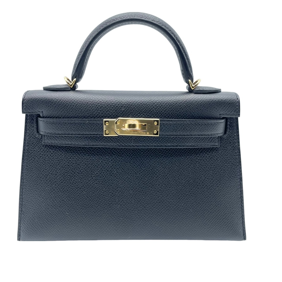 エルメス ミニケリー2 エプソン ブラック ゴールド金具 B刻印