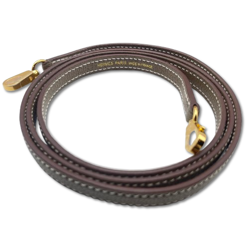 エルメス ボリード1923 ミニ エトゥープ シェーブル ゴールド金具 W刻印