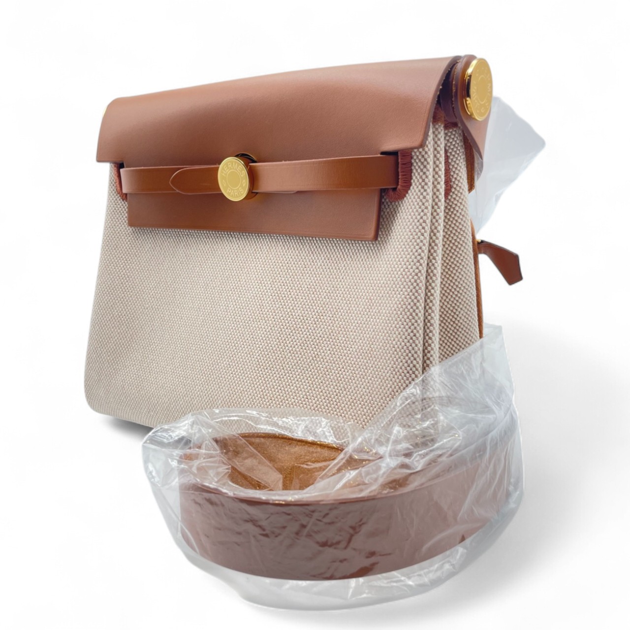 HERMES エルメス　エールバッグMM　トワルアッシュ　SV金具　□C刻印 wordltime26 / エルメス エールバッグMM □C刻印 トワルアッシュ