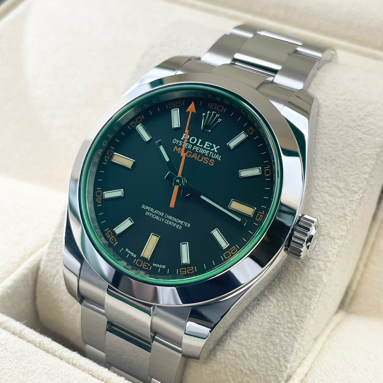 ロレックス ミルガウス 116400GV ブラック 40mm 