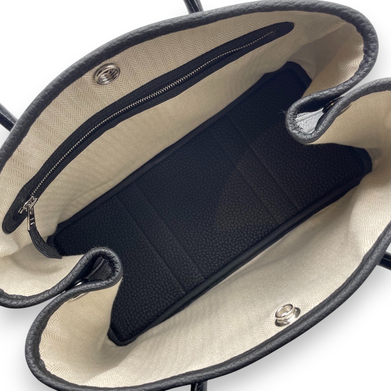 エルメス ガーデンパーティ TPM ノワール ネゴンダ シルバー金具 K刻印