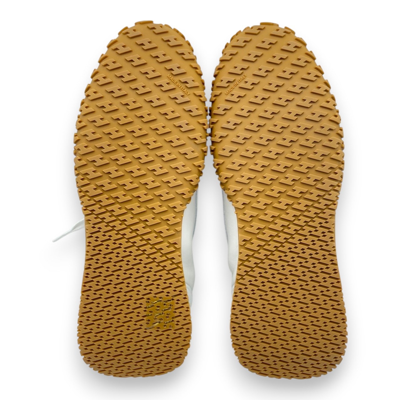 エルメス スニーカー ジェット 38 白 ナッパ/シェーヴル・ヴェロア 24.5cm