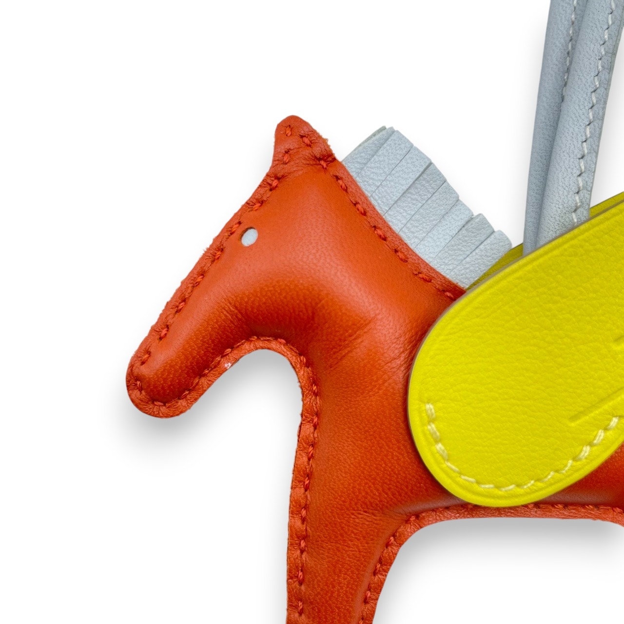 エルメス ペガサスチャーム PM カーネリアン/ブルーブリュム/ライム Z