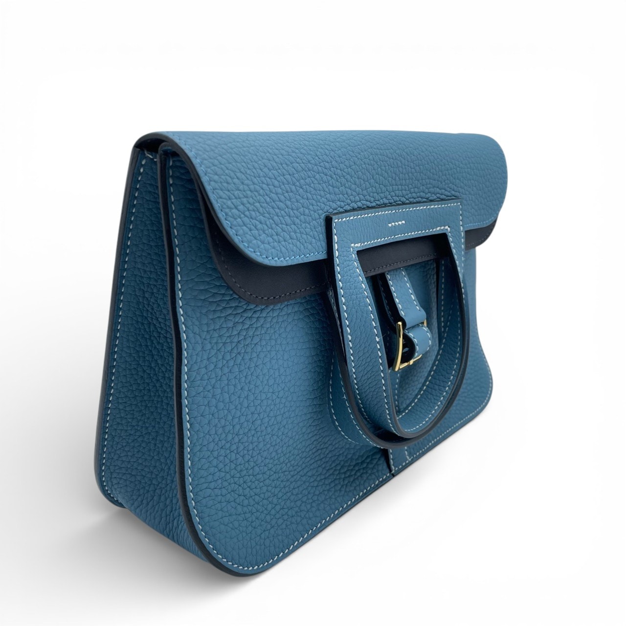 エルメス アルザン 25 ニューブルージーン トリヨンクレマンス ゴールド金具 B刻印