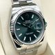 【保証書日付2026年3月！】 ロレックス デイトジャスト 126334 ミントグリーン オイスターブレス 41mm