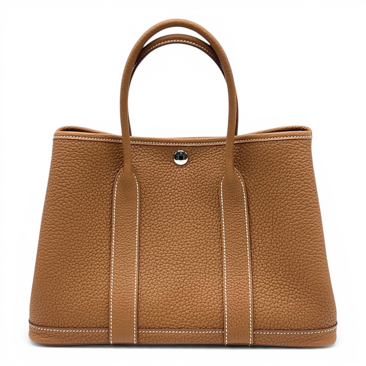 エルメス ガーデンパーティ TPM ゴールド ネゴンダ シルバー金具 G刻印