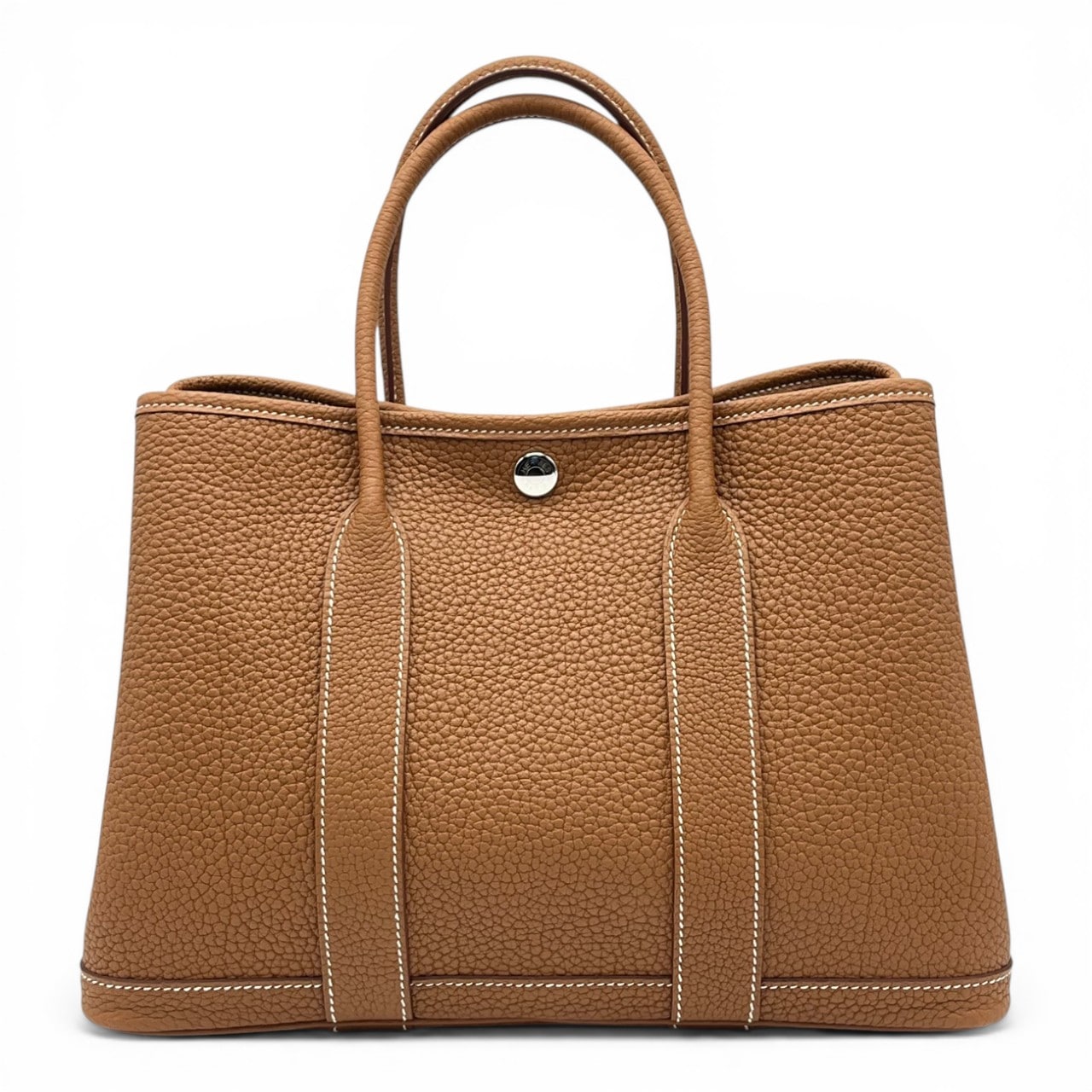 エルメス ガーデンパーティ TPM ゴールド ネゴンダ シルバー金具 G刻印