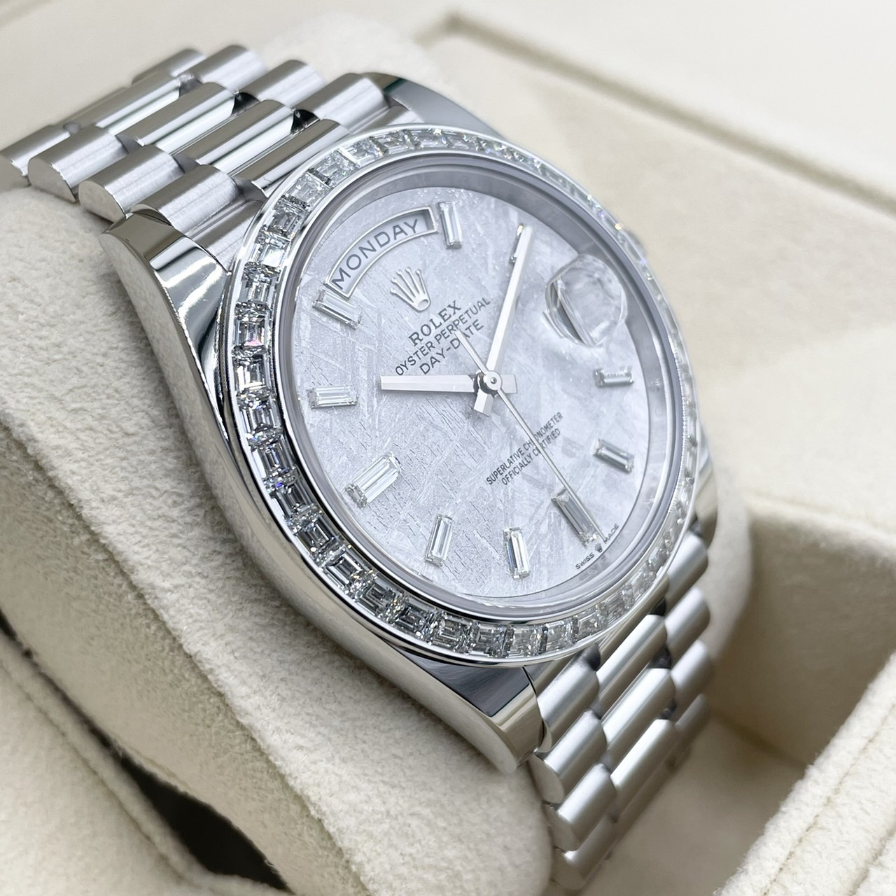 ロレックスデイデイト 40 メテオライト 値段 未使用 ROLEX ロレックス 