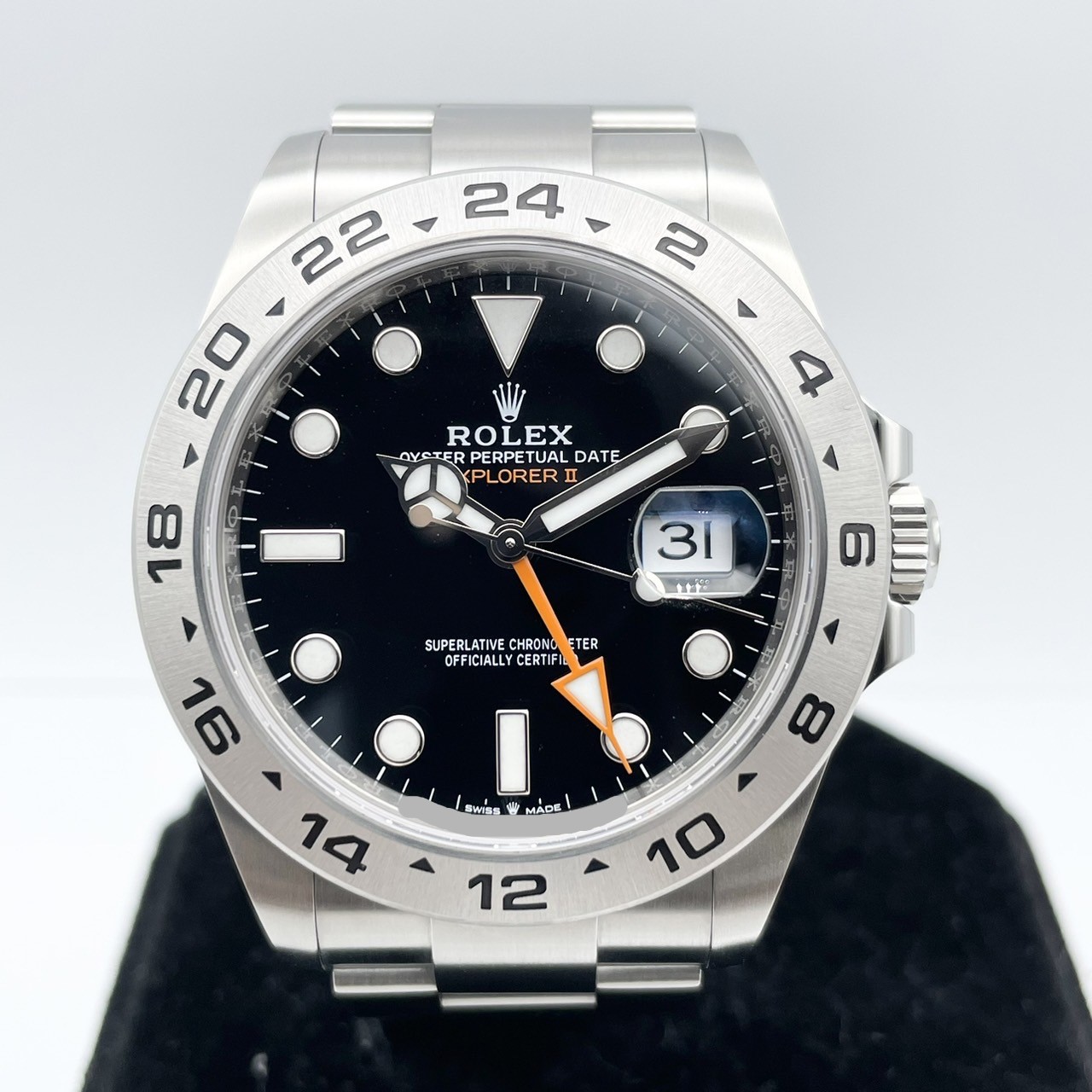 ロレックス エクスプローラーII 226570 オイスターブレスレット ブラック 42mm