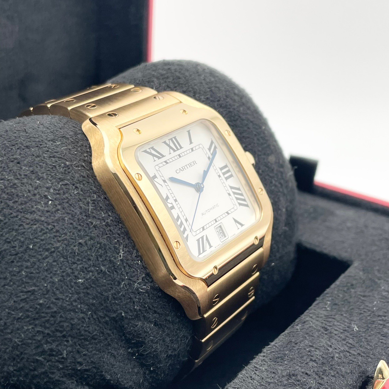 カルティエ サントス ドゥ カルティエ WGSA0029 ホワイト イエロー