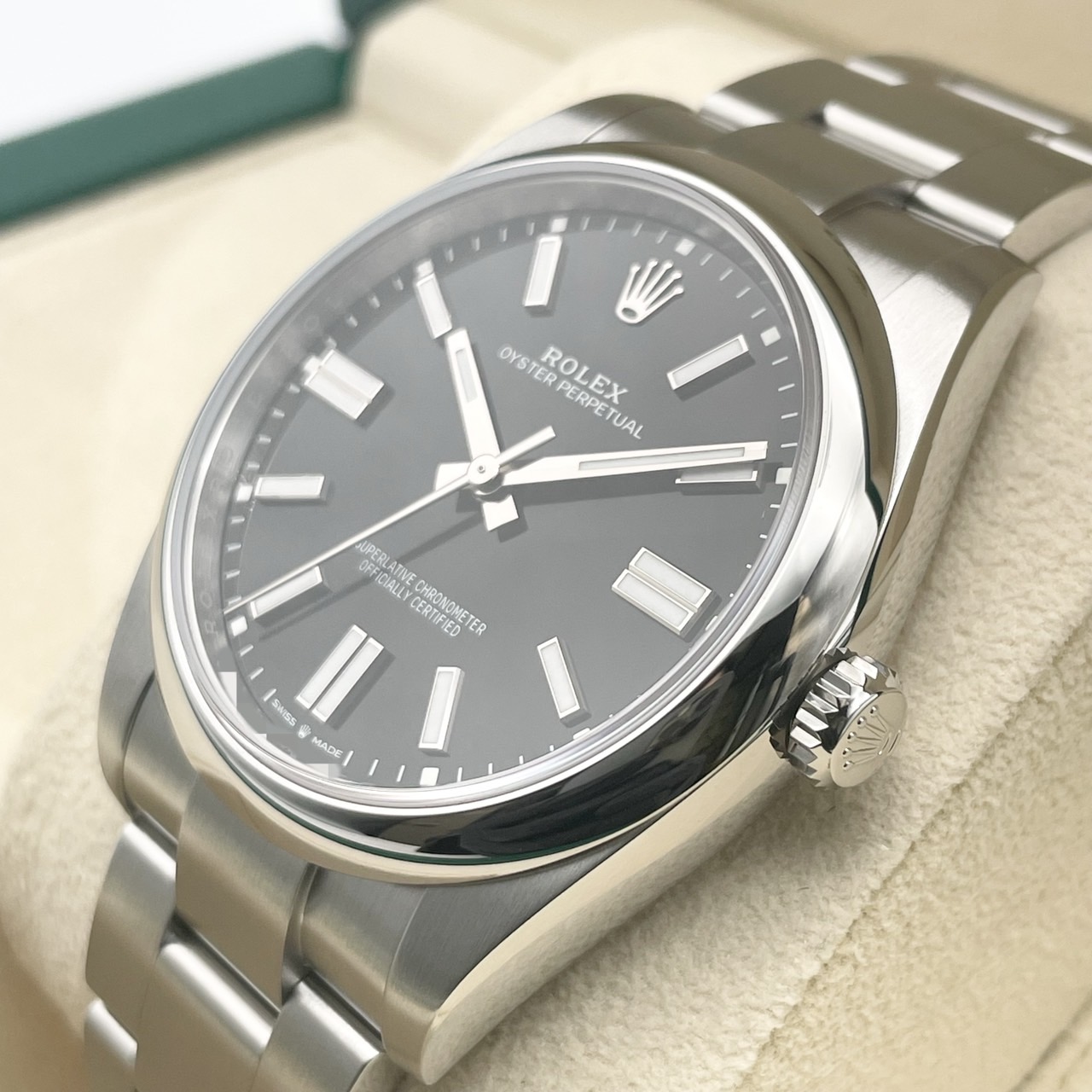 ロレックス オイスターパーペチュアル 124300 ブラック 41mm