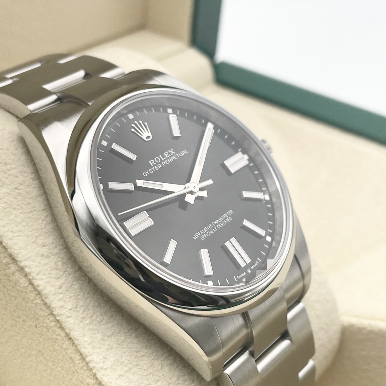 ロレックス オイスターパーペチュアル 124300 ブラック 41mm