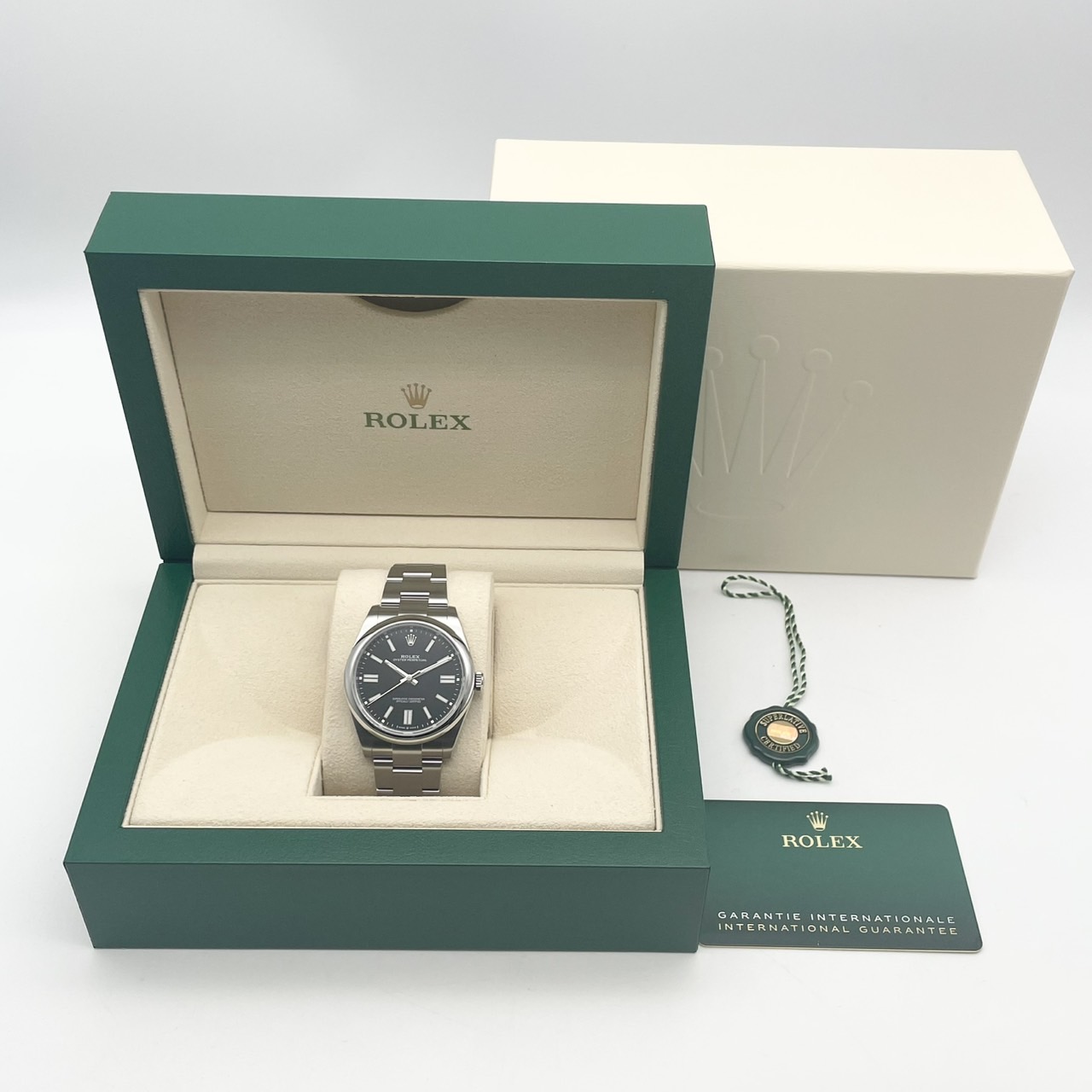 ロレックス オイスターパーペチュアル 124300 ブラック 41mm