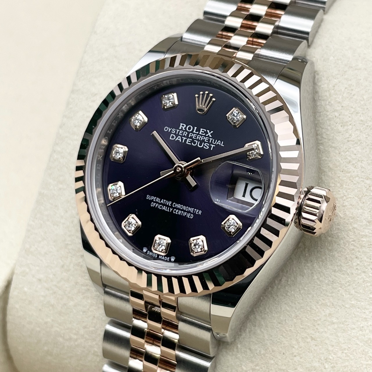 ロレックス デイトジャスト 279171G オーベルジーヌ ジュビリーブレス 28mm