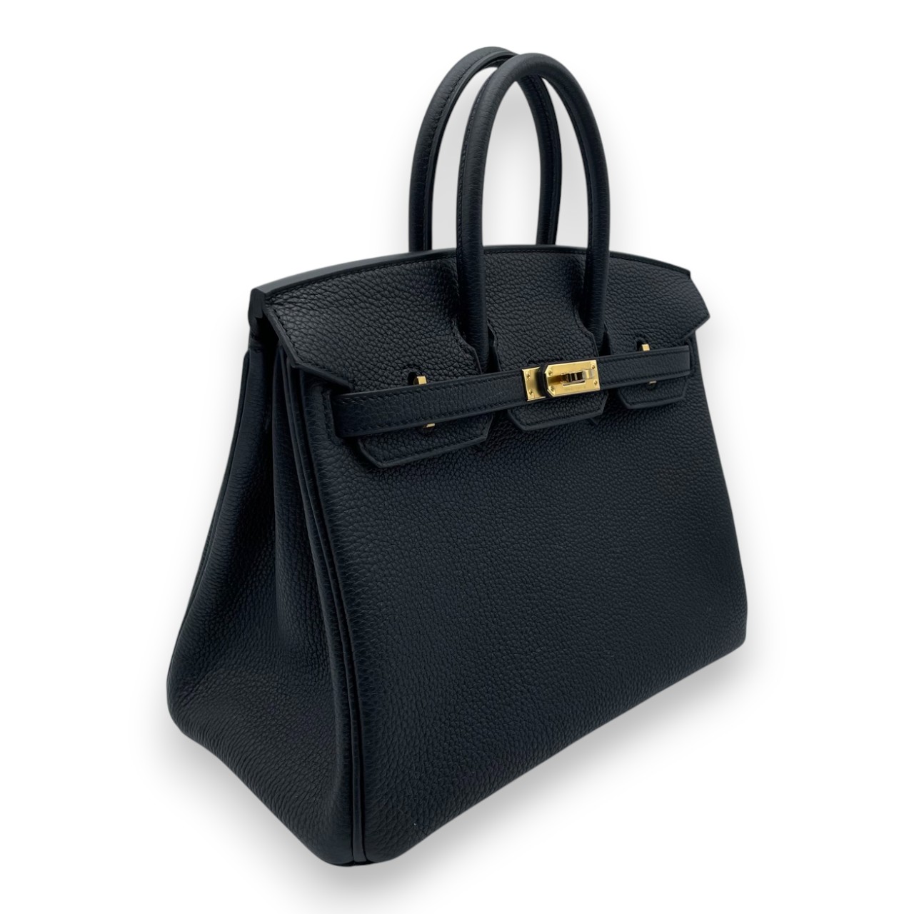 エルメス バーキン 25 ノワール トゴ ゴールド金具 K刻印