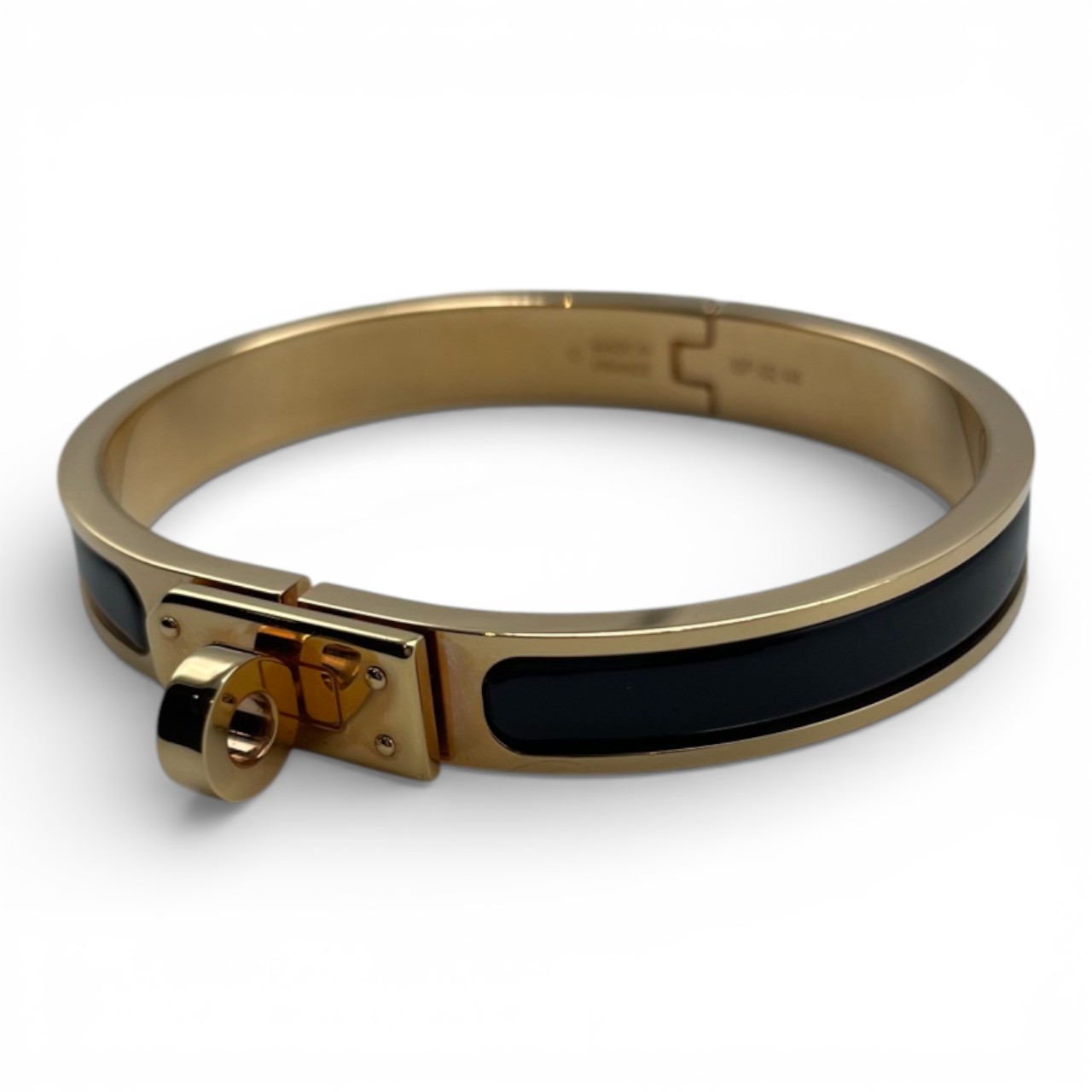 エルメス ミニ・クリック・ケリー ブレスレット PM ノワール イエロー