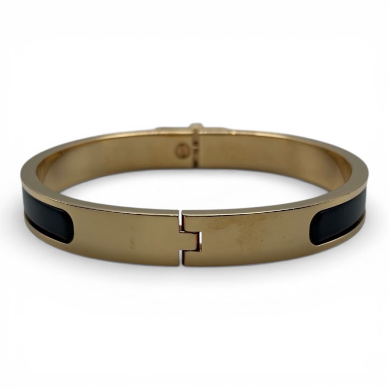 エルメス ミニ・クリック・ケリー ブレスレット PM ノワール イエロー