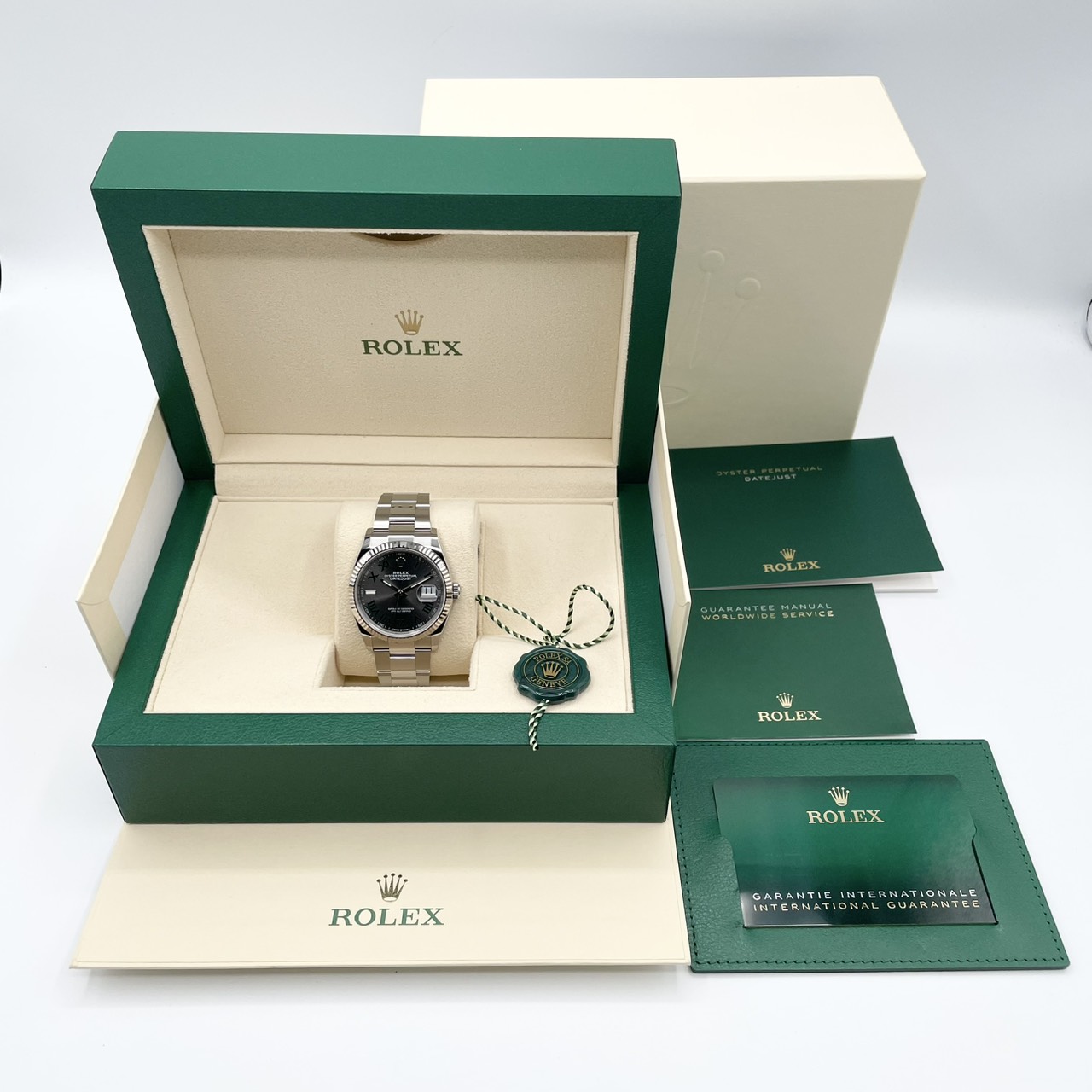 ロレックス デイトジャスト 126234 スレートローマン オイスターブレス 36mm