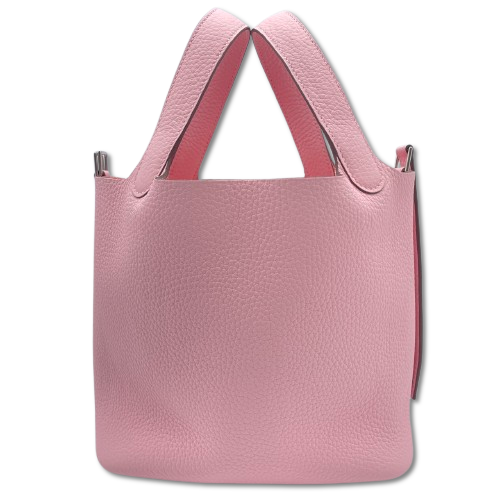 エルメス ピコタンロック PM  ローズサクラ トリヨンクレマンス  シルバー金具 W刻印