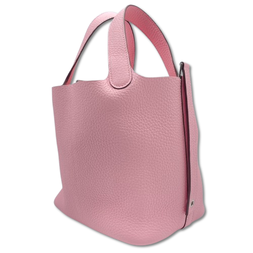 エルメス ピコタンロック PM  ローズサクラ トリヨンクレマンス  シルバー金具 W刻印