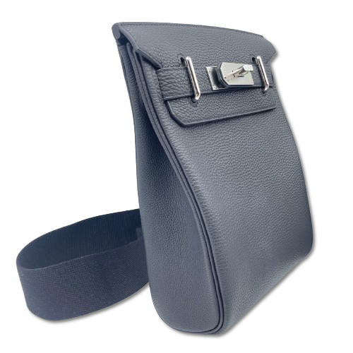 エルメス ケリーアッカド PM ノワール トゴ シルバー金具 W刻印