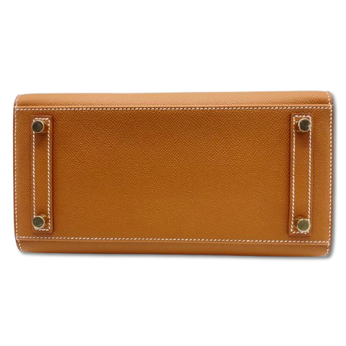 エルメス バーキン 25 セリエ ゴールド エプソン ゴールド金具 W刻印