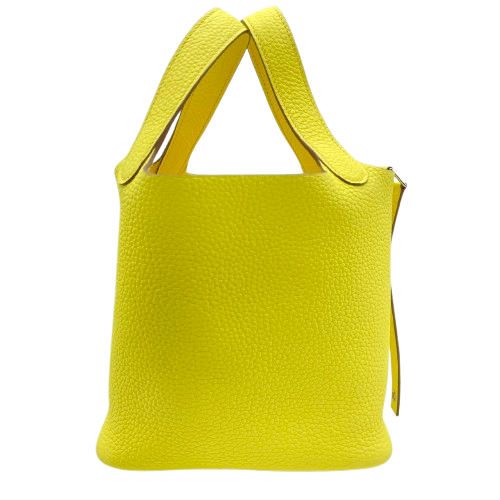 エルメス ピコタンロック PM リモンチェッロ トリヨンクレマンス シルバー金具 B刻印