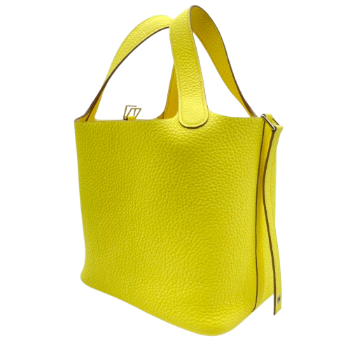 エルメス ピコタンロック PM リモンチェッロ トリヨンクレマンス シルバー金具 B刻印