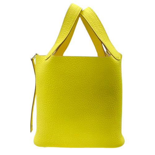 エルメス ピコタンロック PM リモンチェッロ トリヨンクレマンス シルバー金具 B刻印