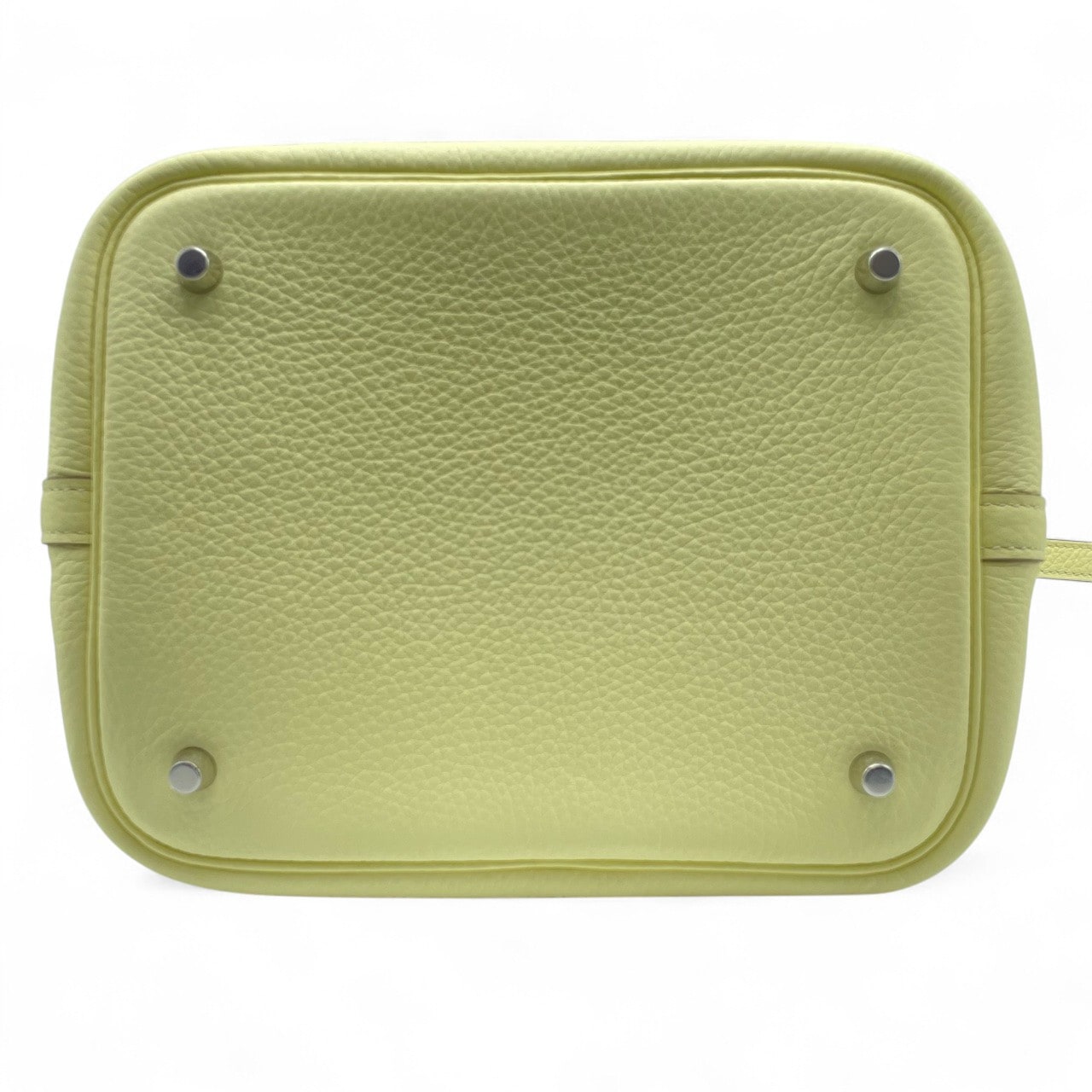 エルメス ピコタンロック MM ジョーヌミルトン トリヨンクレマンス シルバー金具 K刻印