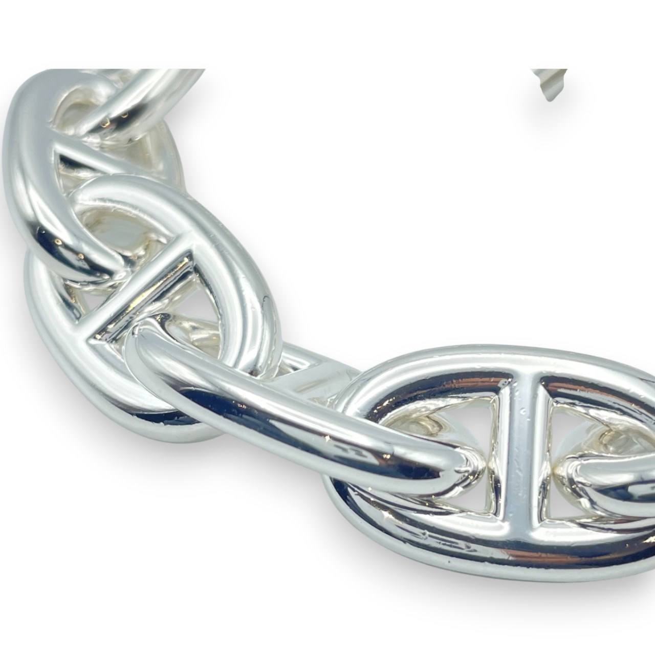 エルメス シェーヌ・ダンクル ブレスレット TGM シルバー925 10コマ