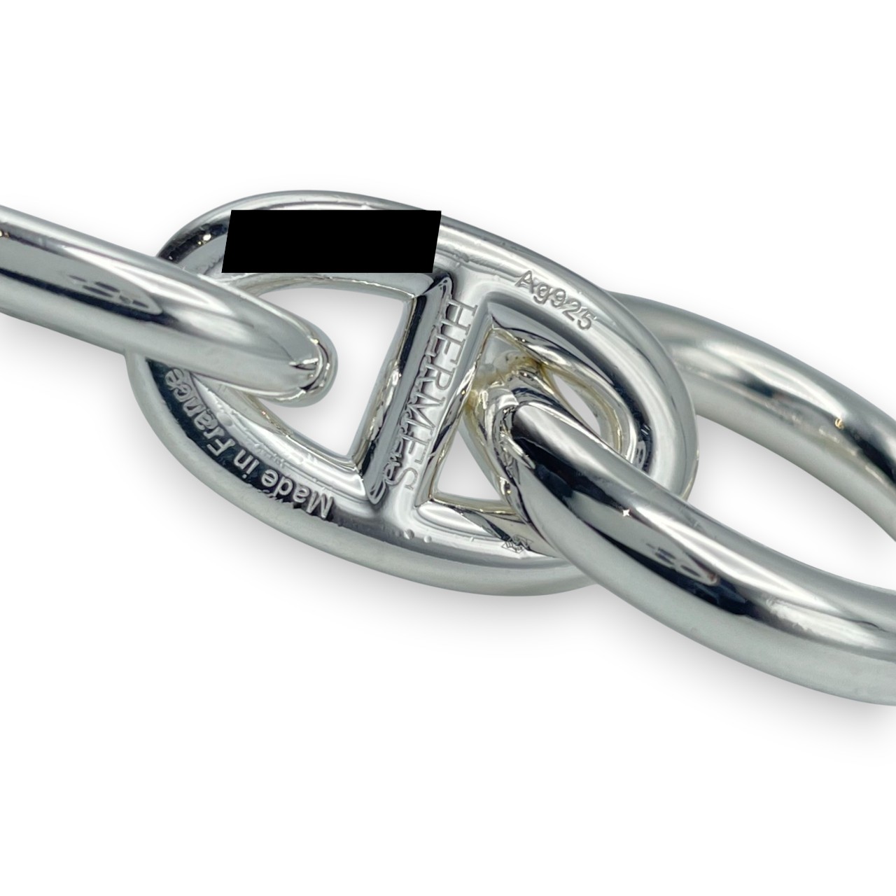 エルメス シェーヌ・ダンクル ブレスレット TGM シルバー925 10コマ