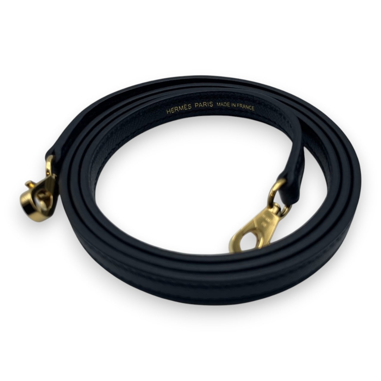 エルメス ミニケリー タッチ ノワール エプソン/リザード ゴールド金具 W刻印