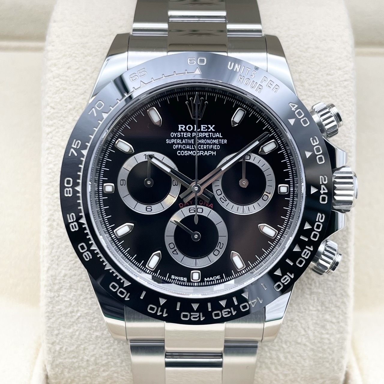ROLEX デイトナ ブラック ステンレス ロレックス デイトナ ブラック文字盤 126500LN 未使用品 - 腕時計専門